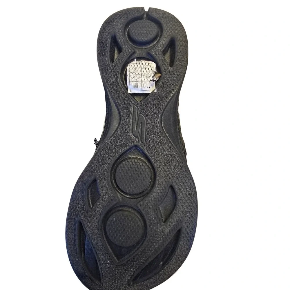 Skechers On-The-Go 600 Goga Max Womens Sandals Black‎ Grey 14682 BKGY Size 7 - Picture 4 of 5